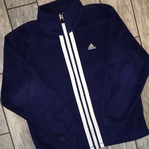 Vintage Adidas Fleece Full Zip Sweatshirt Sz. L